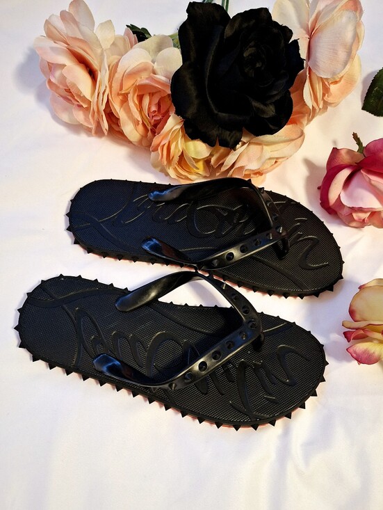 Christian Louboutin Shoes - CHRISTIAN LOUBOUTIN SPIKE FLIP SANDALS